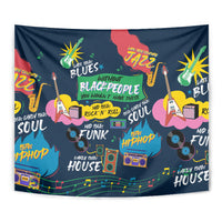 Music That Makes Us Proud African Tapestry Black People - Wonder Print Shop