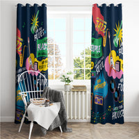 Music That Makes Us Proud African Window Curtain Black People - Wonder Print Shop