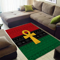 Pan African Ankh Area Rug Egyptian Cross - Wonder Print Shop