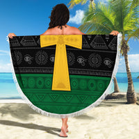 Pan African Ankh Beach Blanket Egyptian Cross - Wonder Print Shop