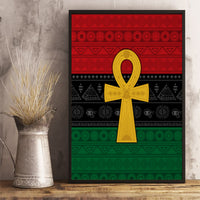 Pan African Ankh Canvas Wall Art Egyptian Cross - Wonder Print Shop