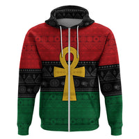 Pan African Ankh Hoodie Egyptian Cross - Wonder Print Shop