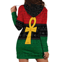 Pan African Ankh Hoodie Dress Egyptian Cross - Wonder Print Shop
