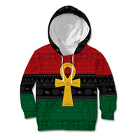 Pan African Ankh Kid Hoodie Egyptian Cross - Wonder Print Shop