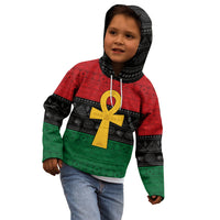 Pan African Ankh Kid Hoodie Egyptian Cross - Wonder Print Shop