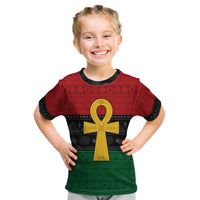 Pan African Ankh Kid T Shirt Egyptian Cross - Wonder Print Shop
