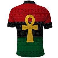 Pan African Ankh Polo Shirt Egyptian Cross - Wonder Print Shop