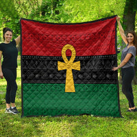 Pan African Ankh Quilt Egyptian Cross - Wonder Print Shop