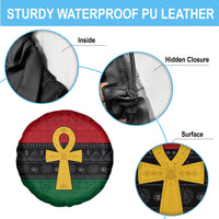 Pan African Ankh Spare Tire Cover Egyptian Cross - Wonder Print Shop
