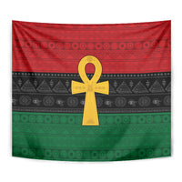 Pan African Ankh Tapestry Egyptian Cross - Wonder Print Shop