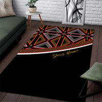 Personalized Bamenda African Area Rug Atoghu Cameroon Print - Wonder Print Shop