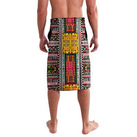 Personalized Sudan Roots Lavalava African Map in Fingerprint and Tribal Colors