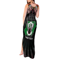 Personalized Sudan Roots Tank Maxi Dress African Map in Fingerprint and Tribal Colors