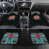 Djibouti Roots Car Mats African Map in Fingerprint and Tribal Colors