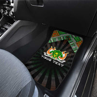 Niger Roots Car Mats African Map in Fingerprint and Tribal Colors