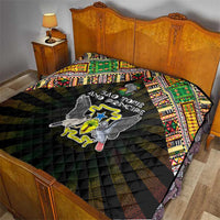 Sao Tome and Principe Roots Quilt African Map in Fingerprint and Tribal Colors