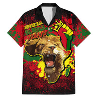 Unapologetically Black and Proud Family Matching Mermaid Dress and Hawaiian Shirt Africa Map with Lion - Wonder Print Shop