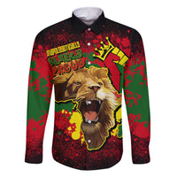 Unapologetically Black and Proud Family Matching Mermaid Dress and Hawaiian Shirt Africa Map with Lion - Wonder Print Shop