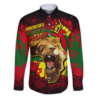 Unapologetically Black and Proud Family Matching Puletasi Dress and Hawaiian Shirt Africa Map with Lion - Wonder Print Shop