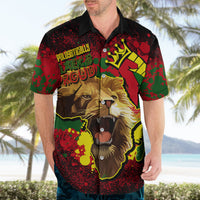 Unapologetically Black and Proud Hawaiian Shirt Africa Map with Lion - Wonder Print Shop