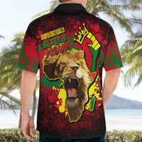 Unapologetically Black and Proud Hawaiian Shirt Africa Map with Lion - Wonder Print Shop