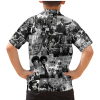 African Family Matching Mermaid Dress and Hawaiian Shirt Black Power Images - Wonder Print Shop