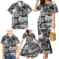 African Family Matching Mermaid Dress and Hawaiian Shirt Black Power Images - Wonder Print Shop