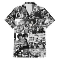 African Family Matching Mermaid Dress and Hawaiian Shirt Black Power Images - Wonder Print Shop