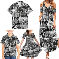 African Family Matching Summer Maxi Dress and Hawaiian Shirt Black Power Images - Wonder Print Shop