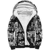African Sherpa Hoodie Black Power Images - Wonder Print Shop