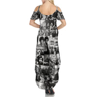 African Summer Maxi Dress Black Power Images - Wonder Print Shop