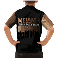 Every Shade Slays Melanin Family Matching Mermaid Dress and Hawaiian Shirt African Signature - Wonder Print Shop