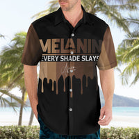 Every Shade Slays Melanin Hawaiian Shirt African Signature - Wonder Print Shop
