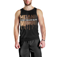 Every Shade Slays Melanin Men Tank Top African Signature - Wonder Print Shop