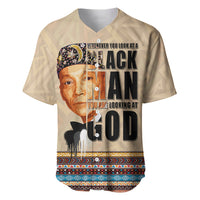 The Most Honorable Elijah Muhammad Baseball Jersey Black Man - Wonder Print Shop