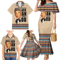 The Most Honorable Elijah Muhammad Family Matching Mermaid Dress and Hawaiian Shirt Black Man - Wonder Print Shop