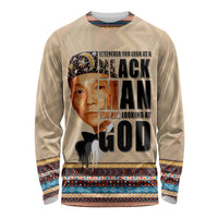 The Most Honorable Elijah Muhammad Long Sleeve Shirt Black Man - Wonder Print Shop