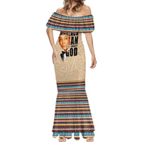The Most Honorable Elijah Muhammad Mermaid Dress Black Man - Wonder Print Shop