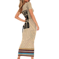 The Most Honorable Elijah Muhammad Short Sleeve Bodycon Dress Black Man - Wonder Print Shop