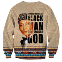 The Most Honorable Elijah Muhammad Sweatshirt Black Man - Wonder Print Shop