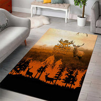 Father And Son Deer Hunting Area Rug Best Buckin Daddy Ever - Wonder Print Shop