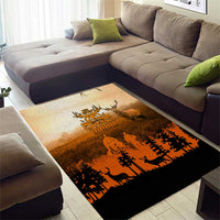Father And Son Deer Hunting Area Rug Best Buckin Daddy Ever - Wonder Print Shop