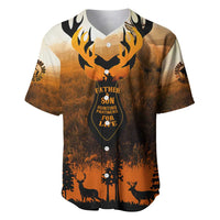 Father And Son Deer Hunting Baseball Jersey Best Buckin Daddy Ever - Wonder Print Shop