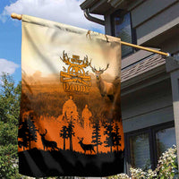 Father And Son Deer Hunting Garden Flag Best Buckin Daddy Ever - Wonder Print Shop