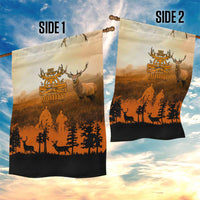 Father And Son Deer Hunting Garden Flag Best Buckin Daddy Ever - Wonder Print Shop