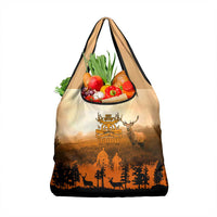 Father And Son Deer Hunting Grocery Bag Best Buckin Daddy Ever - Wonder Print Shop