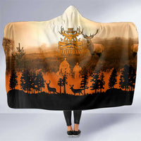 Father And Son Deer Hunting Hooded Blanket Best Buckin Daddy Ever - Wonder Print Shop