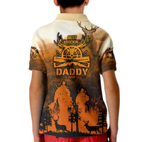 Father And Son Deer Hunting Kid Polo Shirt Best Buckin Daddy Ever - Wonder Print Shop