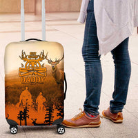 Father And Son Deer Hunting Luggage Cover Best Buckin Daddy Ever - Wonder Print Shop