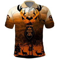 Father And Son Deer Hunting Polo Shirt Best Buckin Daddy Ever - Wonder Print Shop